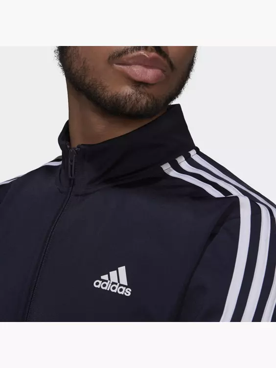 Adidas Primegreen Essentials Warm-Up 3-Streifen Trainingsjacke 4 Adidas Primegreen Essentials Warm-Up 3-Streifen Trainingsjacke – Bild 2