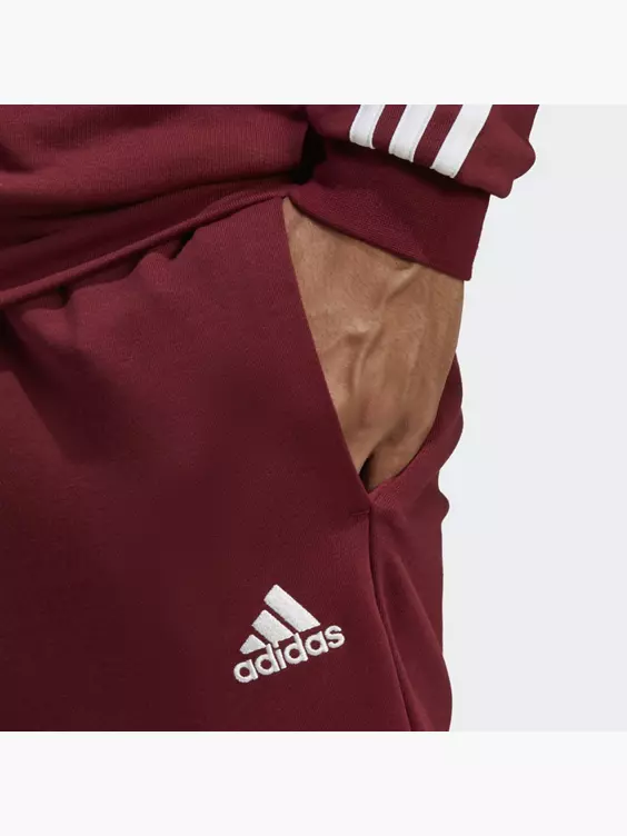 Adidas Basic 3-Streifen French Terry Trainingsanzug 5 Adidas Basic 3-Streifen French Terry Trainingsanzug – Bild 3