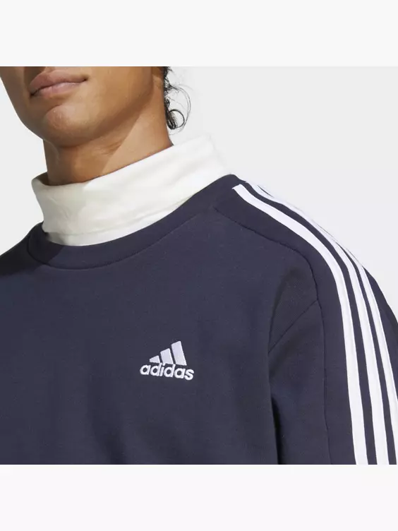 Adidas Essentials French Terry 3-Streifen Sweatshirt 4 Adidas Essentials French Terry 3-Streifen Sweatshirt – Bild 2