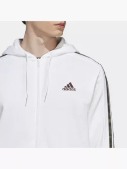 Adidas Essentials French Terry 3-Streifen Kapuzenjacke -Adidas 8012 IC9836 P1